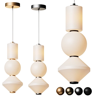 Bijou Collection: Modern Geometric Elegance 3D model image 1 