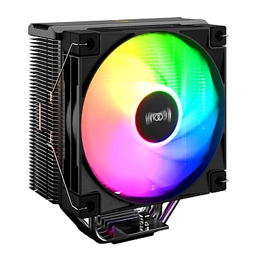  PCCOOLER EX400 ARGB CPU Cooler 3D model image 1 