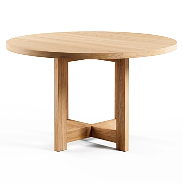 Seamless Textured Desk Model 3D model image 1 