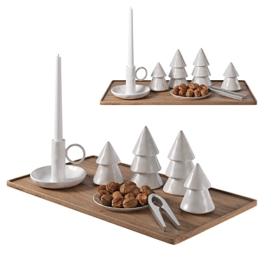 Holiday Decor Set 3D model image 1 