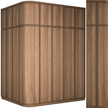 Minimalist Wardrobe 3D Model Kit 3D model image 1 