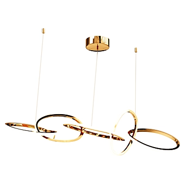 Modern Keli Chandelier Light Fixture 3D model image 1 