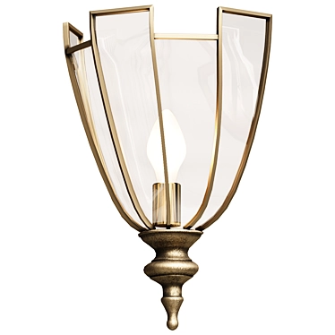 Modern Wall Sconce Lighting Fixture 3D model image 1 