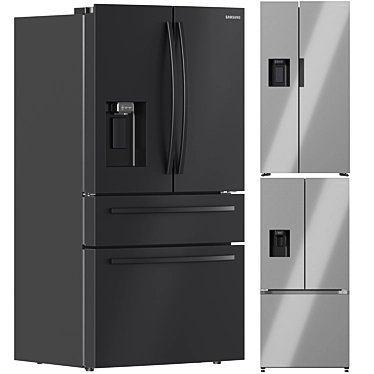 Samsung Refrigerator Collection 07  Efficient, Stylish, and High-Quality 3D model image 1 