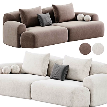 Natuzzi Buddie Sofa 2015 Collection 3D model image 1 