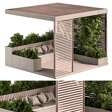 Outdoor Oasis Furniture Set 3D model image 1 