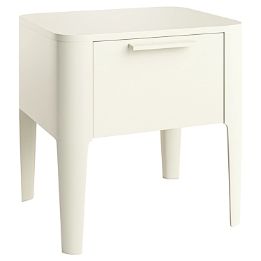 Ellipse Type 1-Drawer Nightstand 3D model image 1 