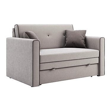 Mark Sofa Bed, Elegant Design 3D model image 1 