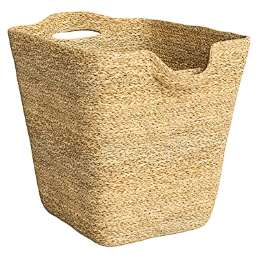 Rustic Natural Basket 2017 3D model image 1 