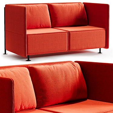 CoronaLegacyMtl Low Sofa Design 3D model image 1 