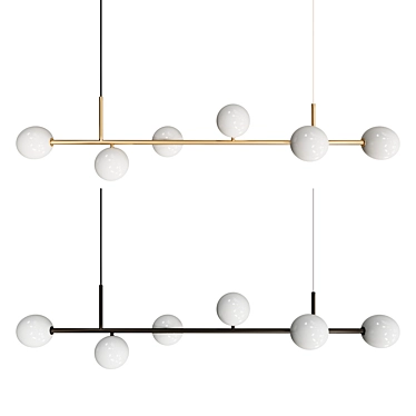 Centrsvet SHARM STICK Pendant Light 3D model image 1 