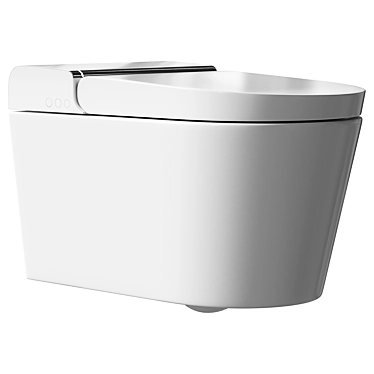 - Hygea Wall-Hung Rimless Toilet 3D model image 1 