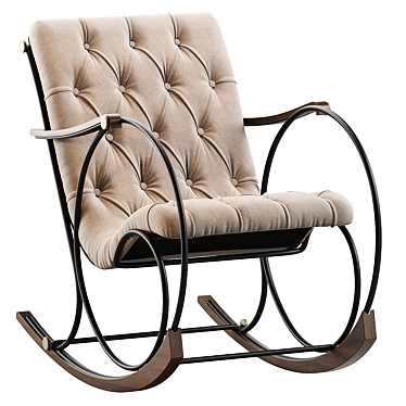 Elegant Chester Resting Chair 3D model image 1 