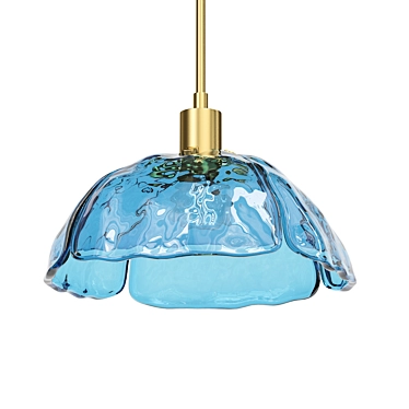 ImperiumLoft FLEUR-A01 Blue Pendant 3D model image 1 