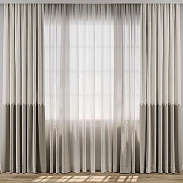 3D Curtain Model Collection 3D model image 1 