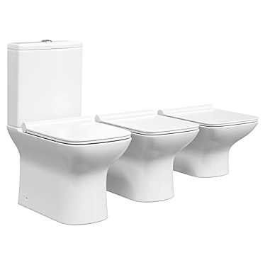 Agger AT2000 Compact Toilet 3D model image 1 