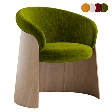 Modern Ginger Madera Chair Design 3D model image 1 