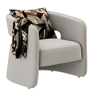 RH Gia open back armchair