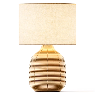 Lyla Rattan Table Lamp: 2017 Model 3D model image 1 