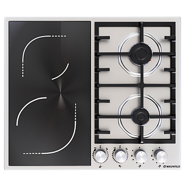 Maunfeld Combination Cooktop 3D model image 1 