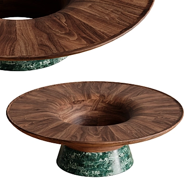 Elegant Twist I Coffee Table 3D model image 1 