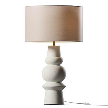 Sophisticated Hera Totem Table Lamp 3D model image 1 