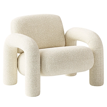 "Modern Armchair BUBO 3D model image 1 