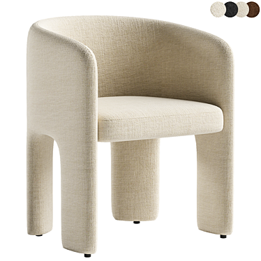 Modern Ditre Italia Cali Chair 3D model image 1 