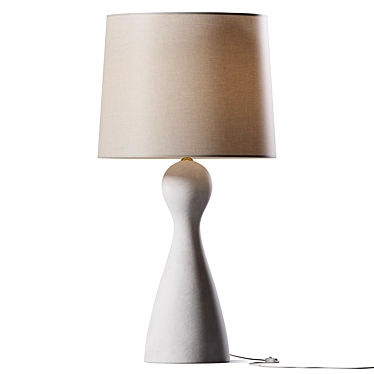 Elegant Constance Table Lamp 3D model image 1 