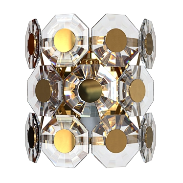 Tokata Crystal Wall Sconce, Modern 3D model image 1 