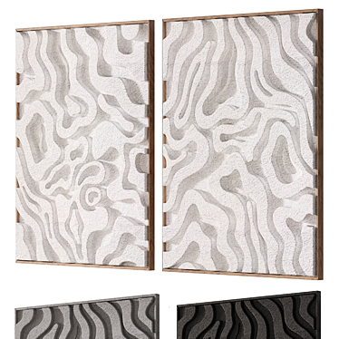 Abstract wall art set by Lucile Salamone