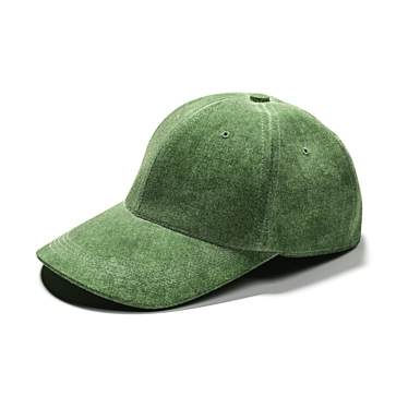 Classic Plain Baseball Cap 3D model image 1 