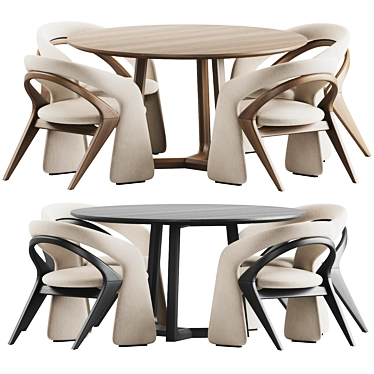 Modern Dining Set 239 3D model image 1 