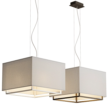 Modern Pendant Light Set VESPER 3D model image 1 