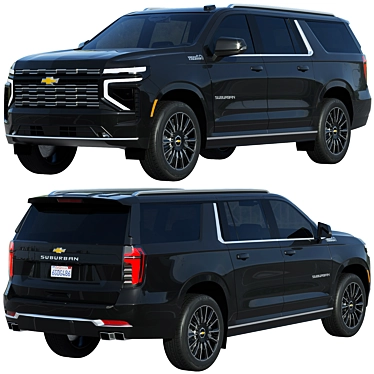 2024 Chevrolet Suburban High Country 3D model image 1 