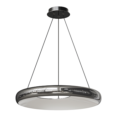 Asymmetric Ring LED Pendant Light 3D model image 1 