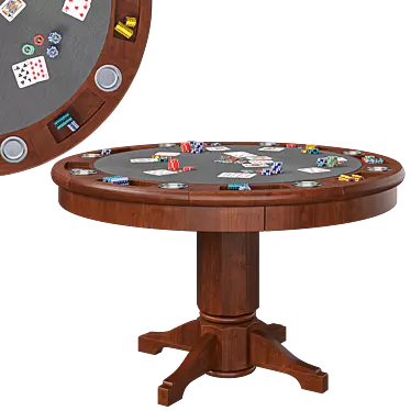 3DMax 2018 Legacy Gaming Table 3D model image 1 