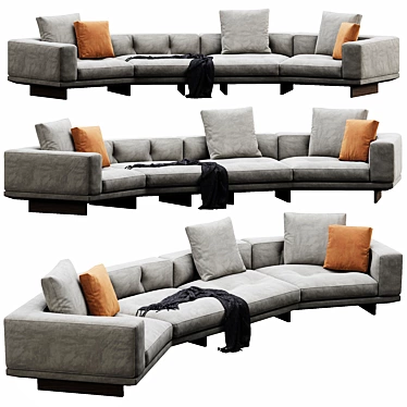 Modern Minotti Dylan 3D Model 3D model image 1 