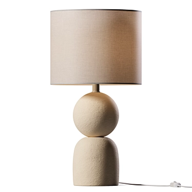 Modern Minimalist Nude Table Lamp 3D model image 1 