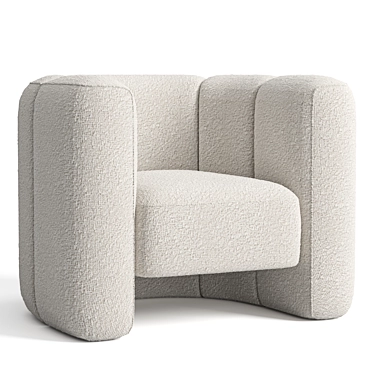 Elegant Mila Chair Design 3D model image 1 