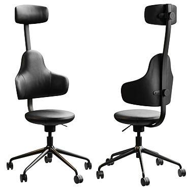 Ergonomic Spine Meeting Chair 3D model image 1 