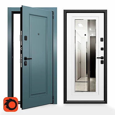 Secure Comfort Door Solution 3D model image 1 