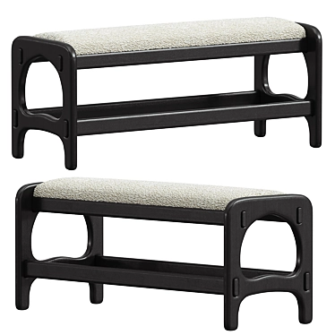 Chic Ashford Bench Lulu Georgia 3D model image 1 