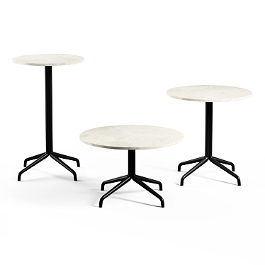 Audo Copenhagen Modern Table Set 3D model image 1 