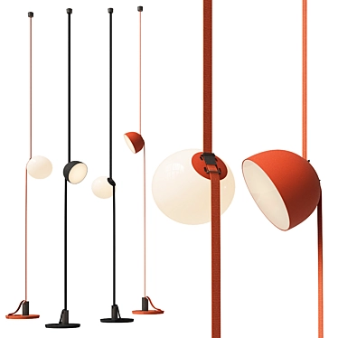 Modern Design Lamp, 20cm Diameter 3D model image 1 