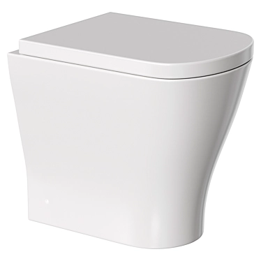 Marseille Back to Wall Toilet 3D model image 1 