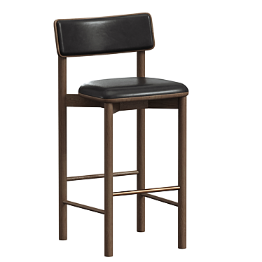 Modern Sadove Barstool: Sleek Design 3D model image 1 