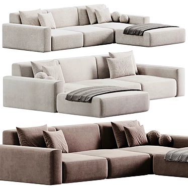 Weilai Concept Lynnbrook Sofa 3D model image 1 