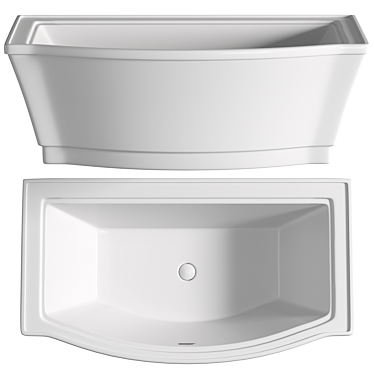 American Standard Freestanding Soaking Tub 3D model image 1 