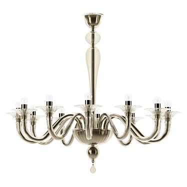 Luxury Barovier&Toso Valiant Chandelier 3D model image 1 